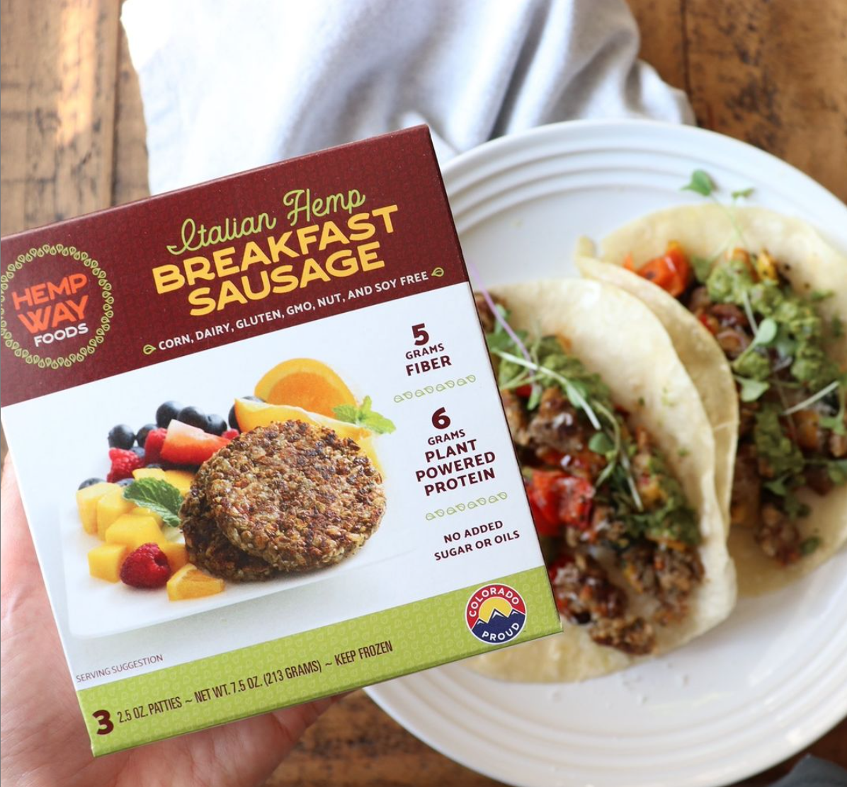 A breakfast taco spread powered by hemp!