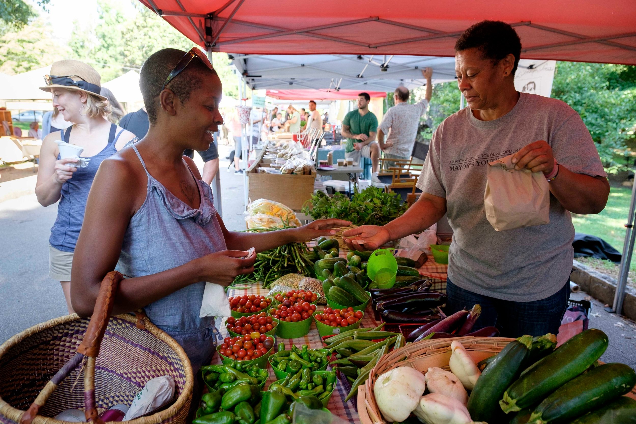 This Atlanta farmer's market runs the SNAP matching program | Image credit:&nbsp;Adam Komich